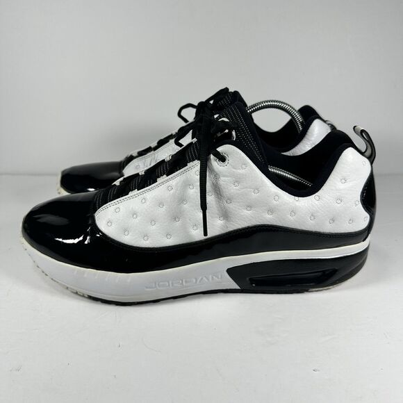 Jordan CMFT Viz Air 13 Concord Black White Patent 441367-101 Size 13 Rare main image 8